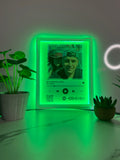 Custom Neon Acrylic Song  Plaque ( scan Spotify/YouTube)