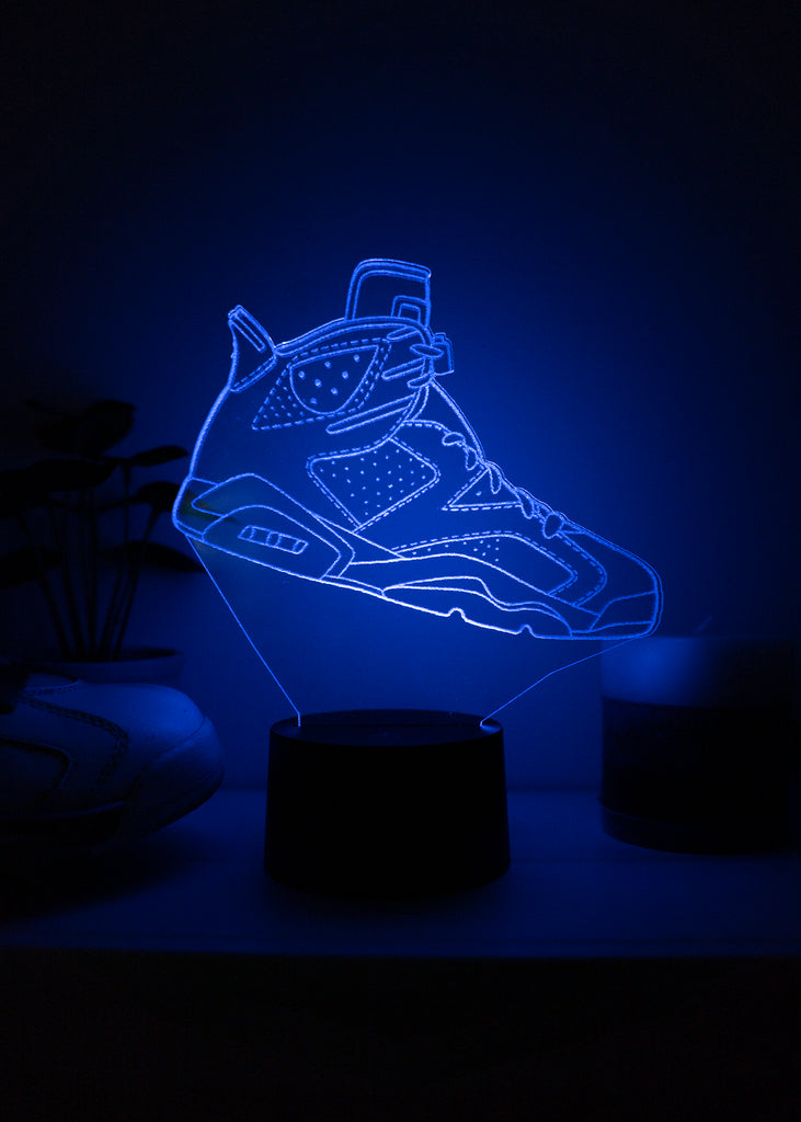 Retro Jordan 6: Sneaker LED Night Lamp