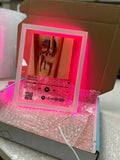 Custom Neon Acrylic Song Plaque with QR code
