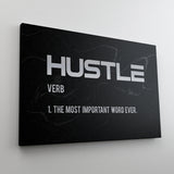 Hustle - Modern Canvas Wall Art