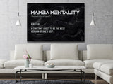 Mamba Mentality - Modern Canvas Wall Art